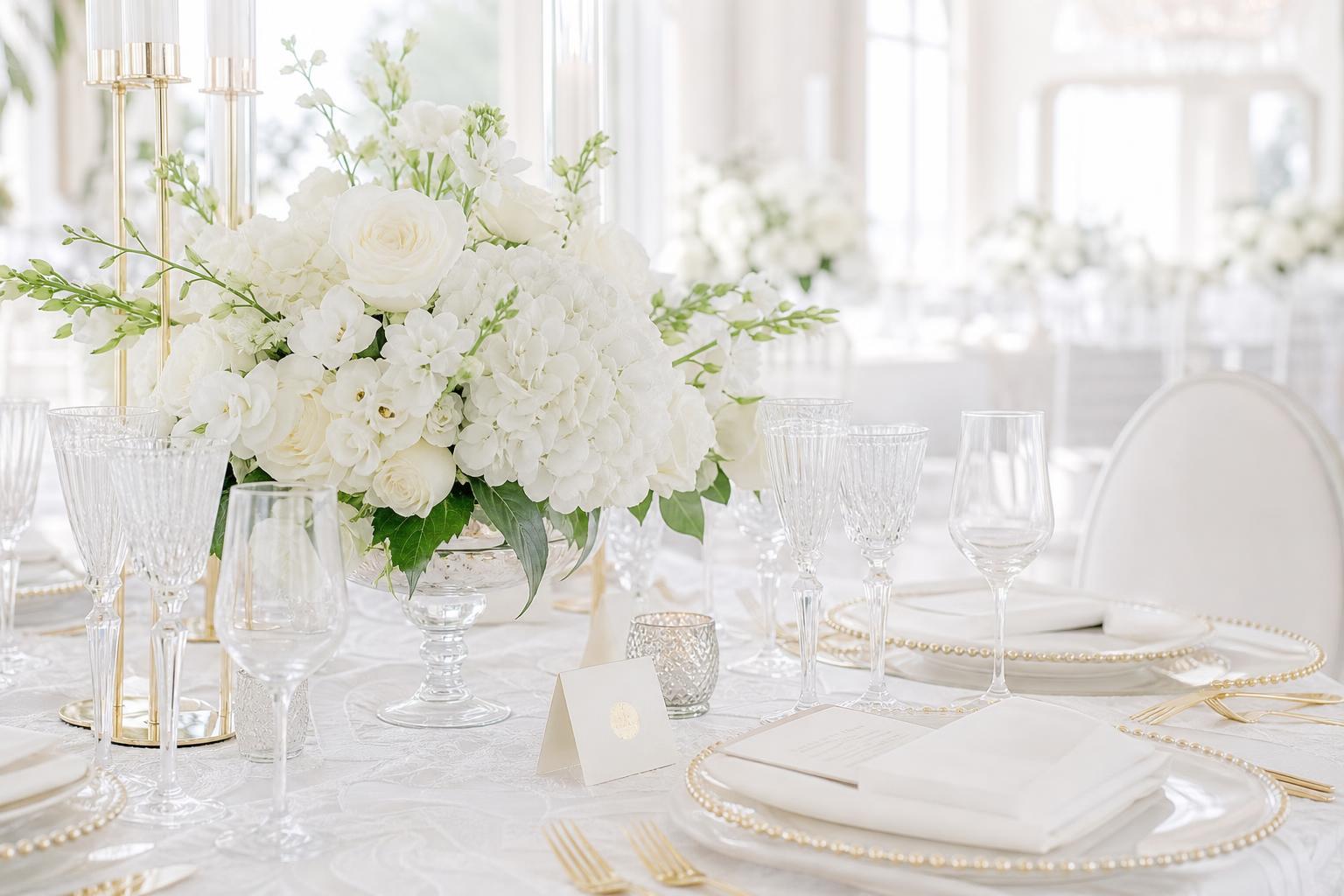 Luxury event setting